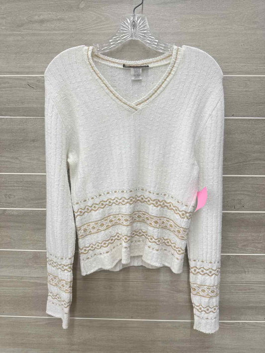 Ashley Size M Cream Womens Sweater