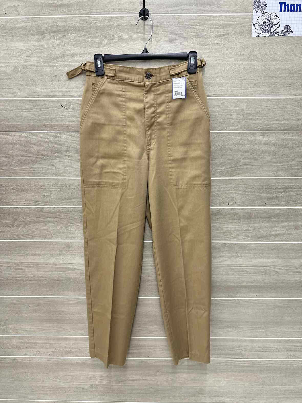 Size 2 Khaki Womens Pants