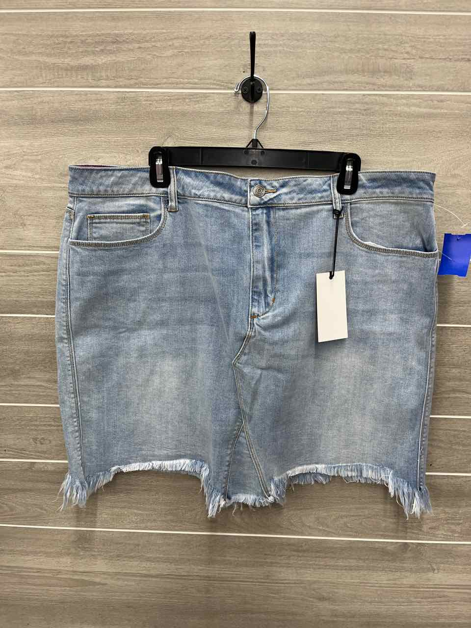 Ms. Cello Size 3X Blue Plus Skirt