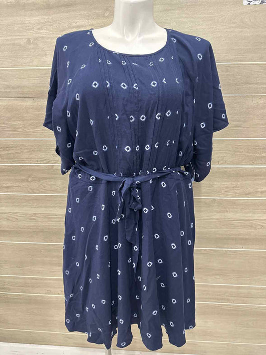 Old Navy Size XXL Blue Plus Dress