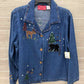 Northcrest Blue Womens Women Size 14 Blazer