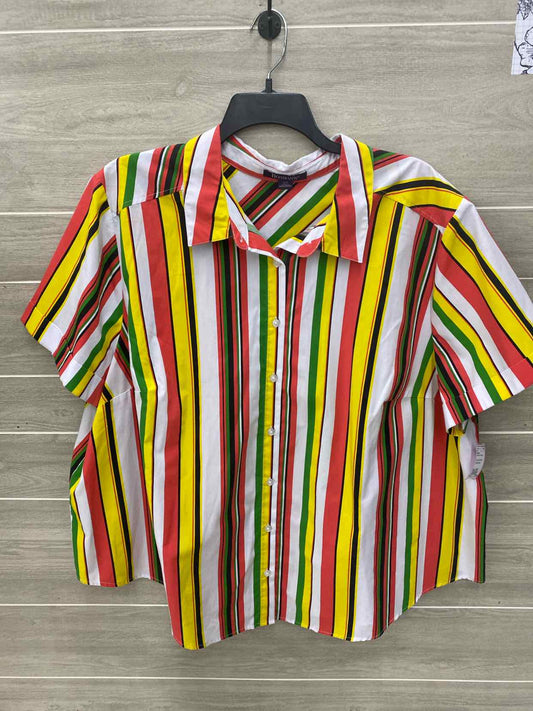 Roamans Multi-Color Womens Size 32W Shirt