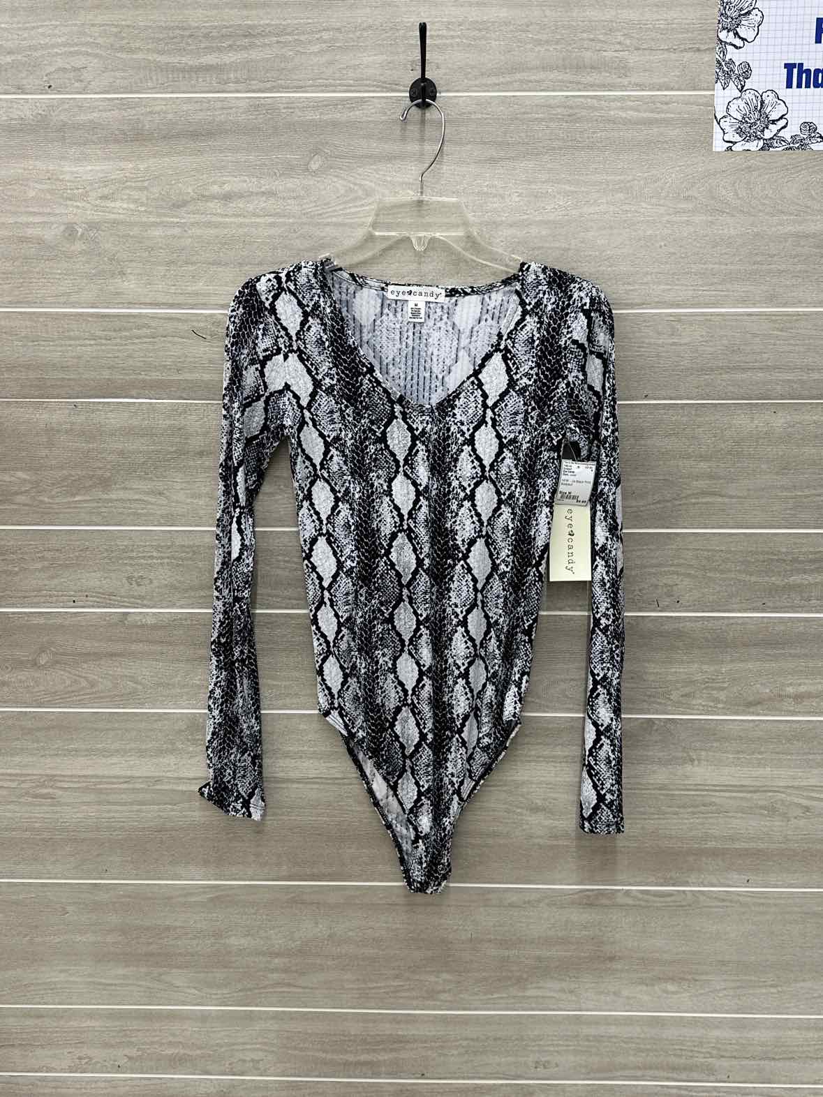 Eye Candy Black Junior Size M Bodysuit