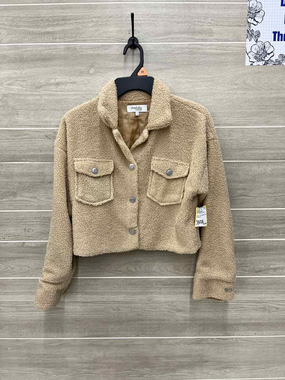 Charlotte Russe Tan Womens Women Size Small Sweatshirt