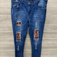 Lucky & Blessed Size 14 Blue Womens Jeans