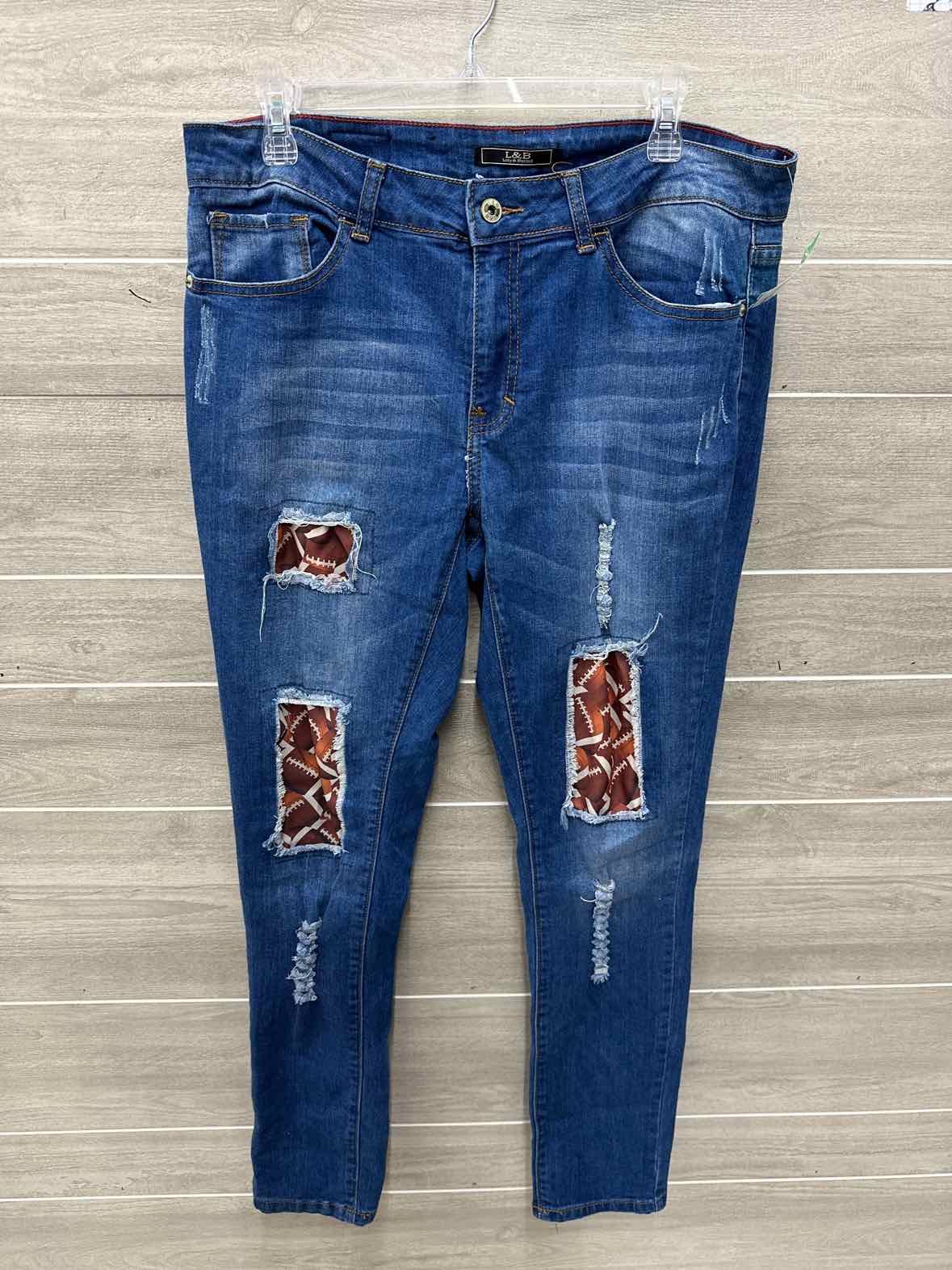 Lucky & Blessed Size 14 Blue Womens Jeans