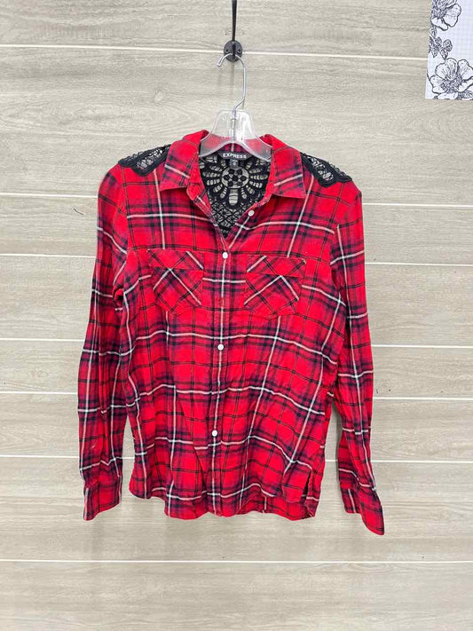 Express Red Womens Women Size XS Shirt