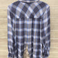 LOGO Size L/XL Blue Womens Shirt