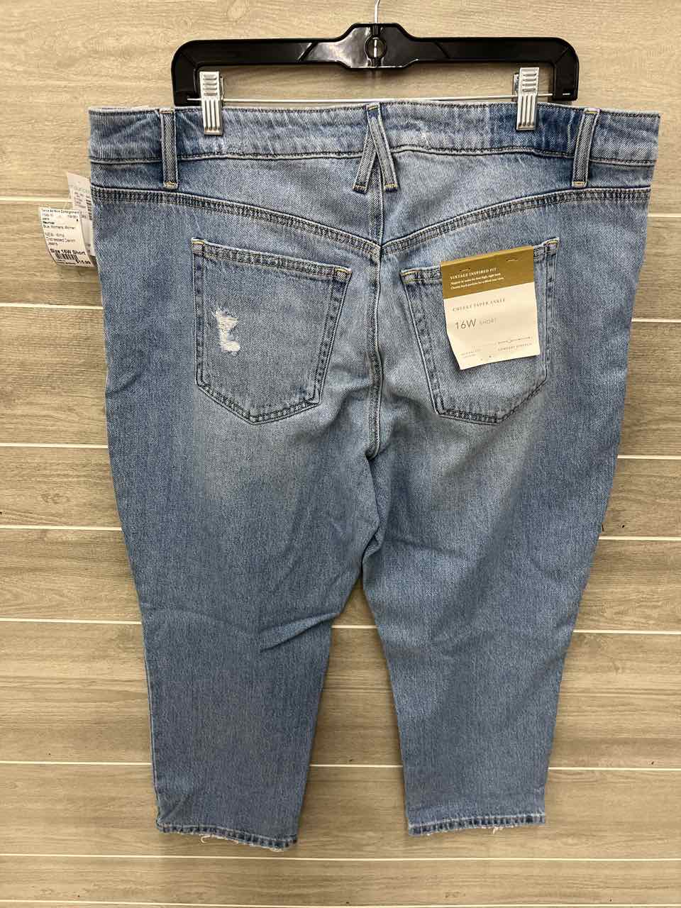 Maurices Blue Womens Women Size 16W Short Jeans