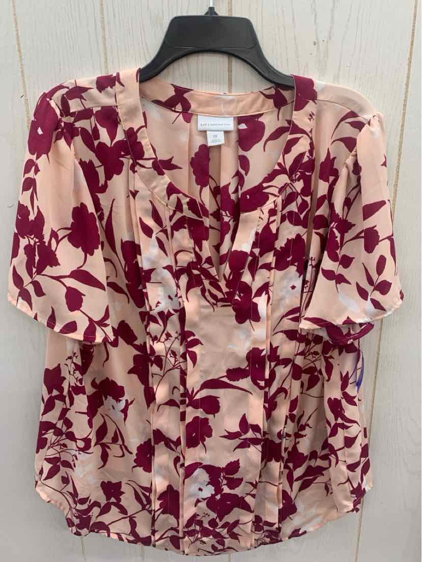 Liz Claiborne Pink Womens Size 1X Shirt