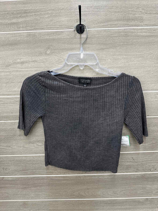 TopShop Gray Junior Size XS Shirt