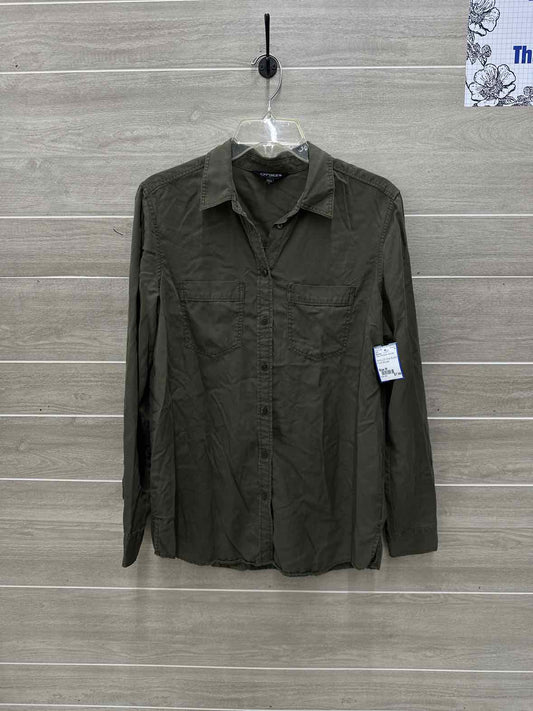 Express Size M Olive Womens Shirt