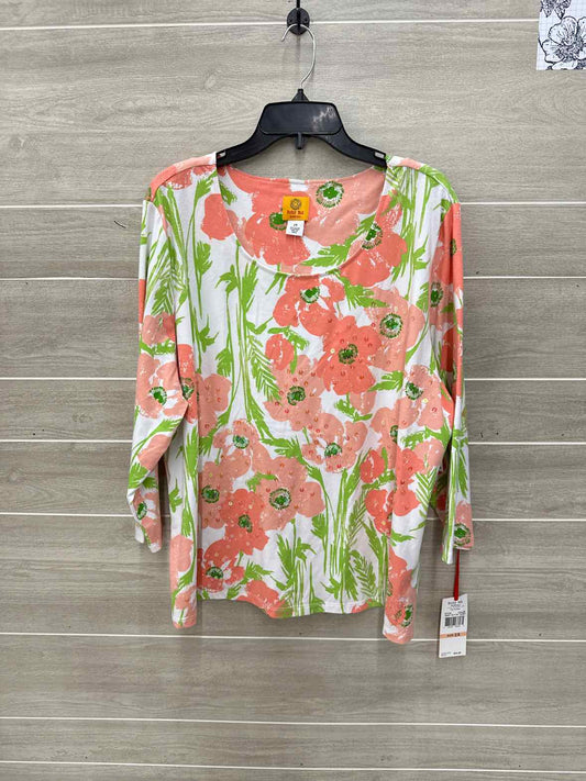 Ruby Rd. Pink Womens Women Size 2X Shirt