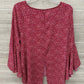 Lauren Conrad Size XL Red Womens Shirt