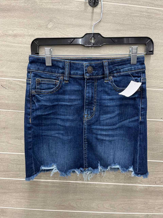 American Eagle Size 0 Blue Womens Skirt
