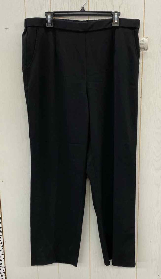 Studio Works Black Womens Size 18W Pants