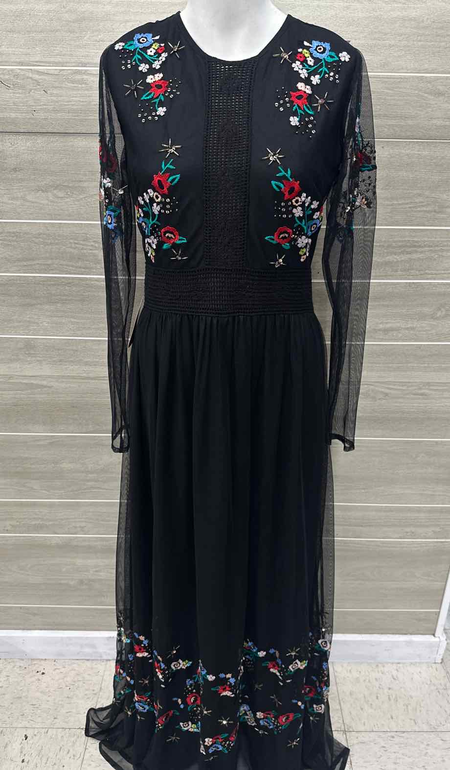 Frock & Frill Size 10 Black Womens Dress