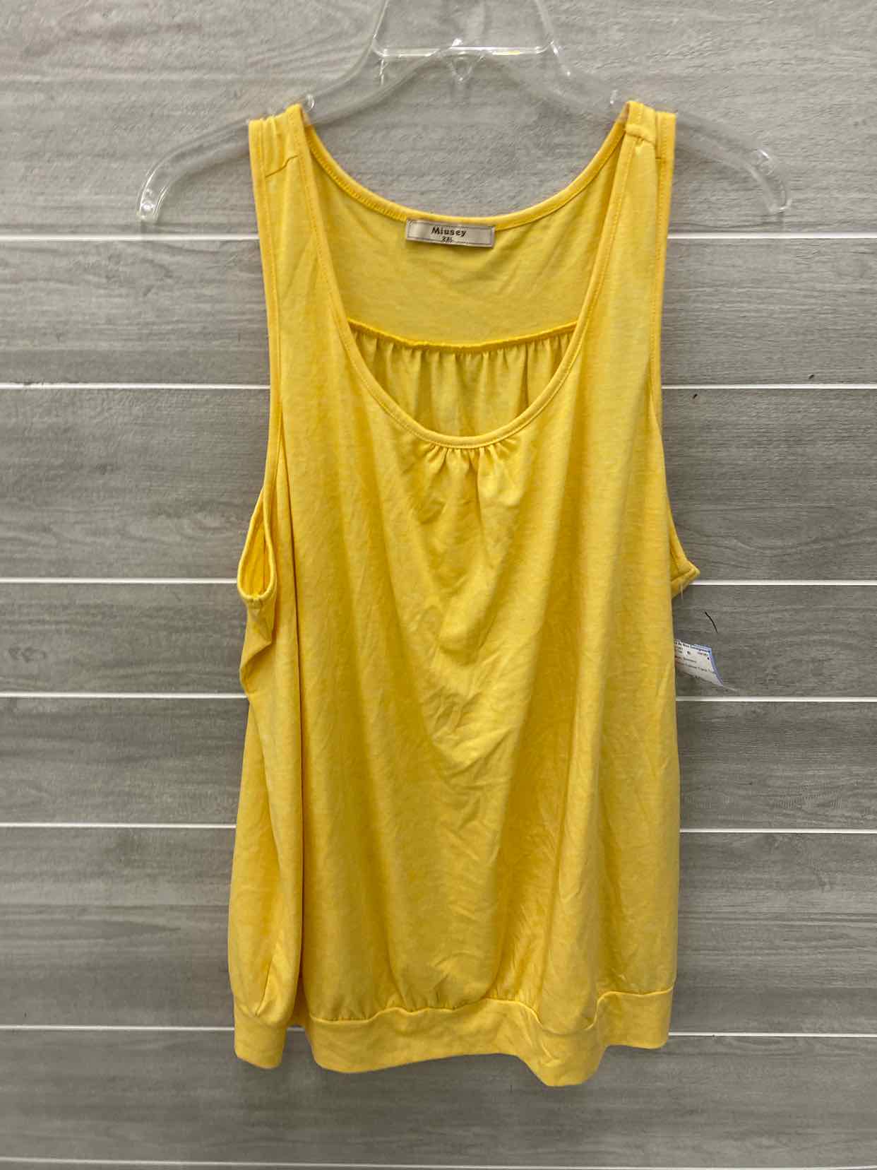 Yellow Womens Size XXL Tank Top