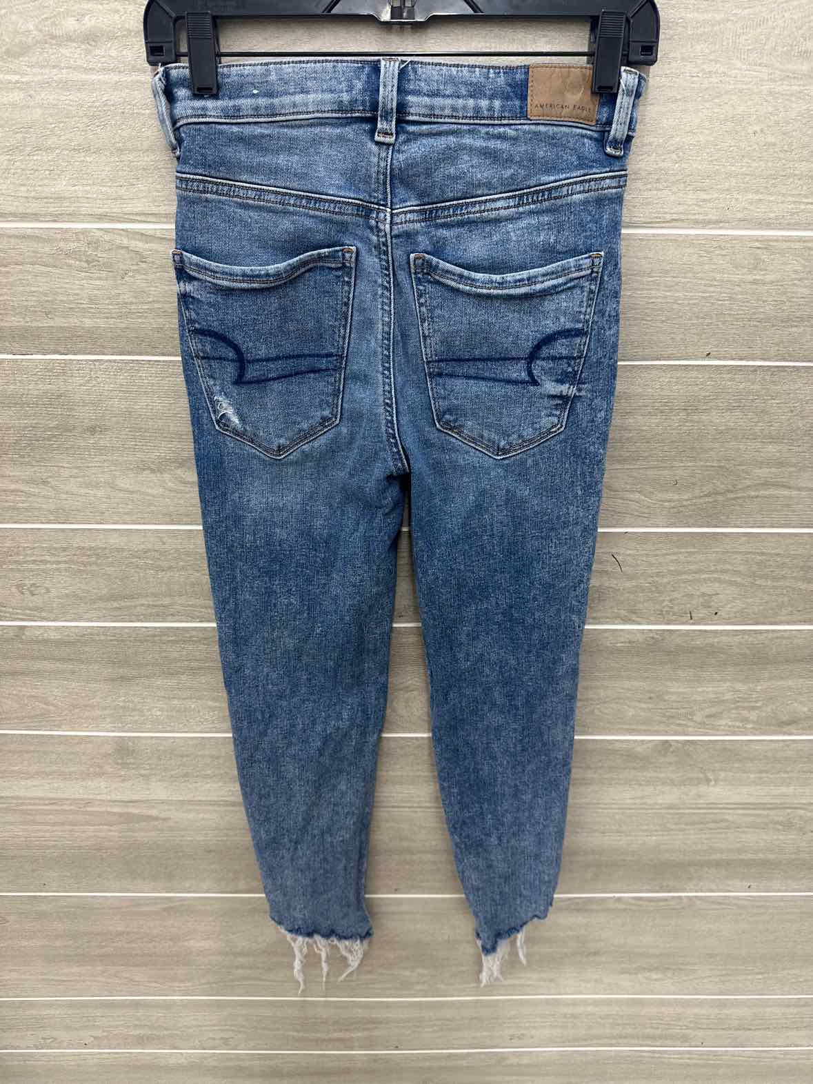 American Eagle Blue Womens Size 4 Short Jeans