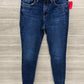 Silver Blue Womens Women Size 4 Jeans
