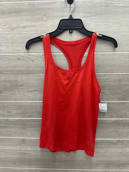 Lululemon Size M Orange Womens Tank Top