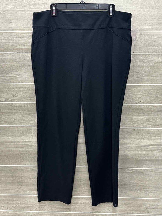 Charter Club Black Womens Size 16W Pants