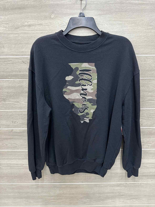 Black Womens Women Size L Sweatshirt