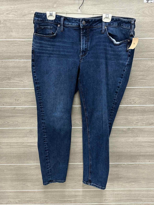 Silver Blue Womens Size 20 Short Jeans