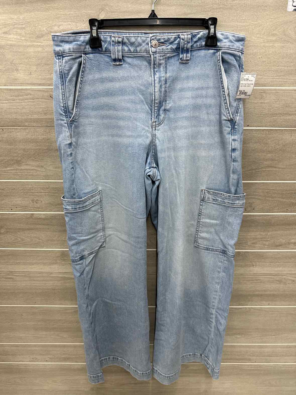 American Eagle Size 14 Blue Womens Jeans