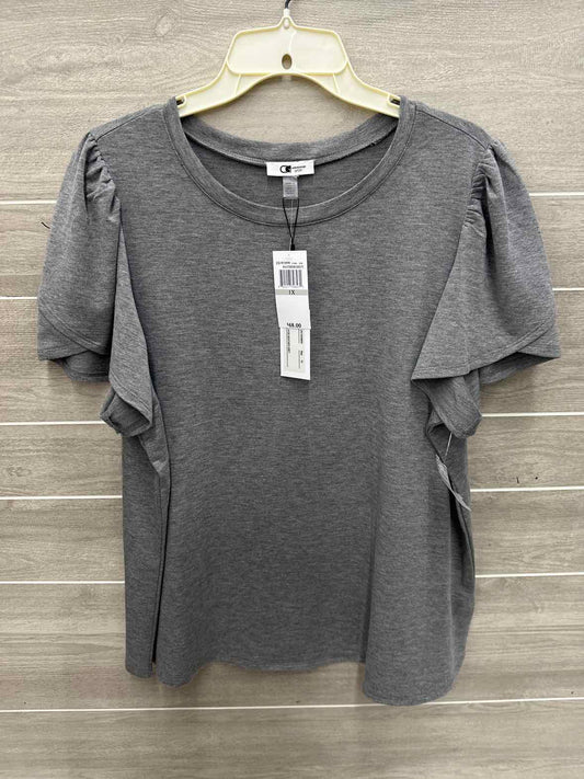 Cable & Gauge Gray Womens Women Size 1X Shirt