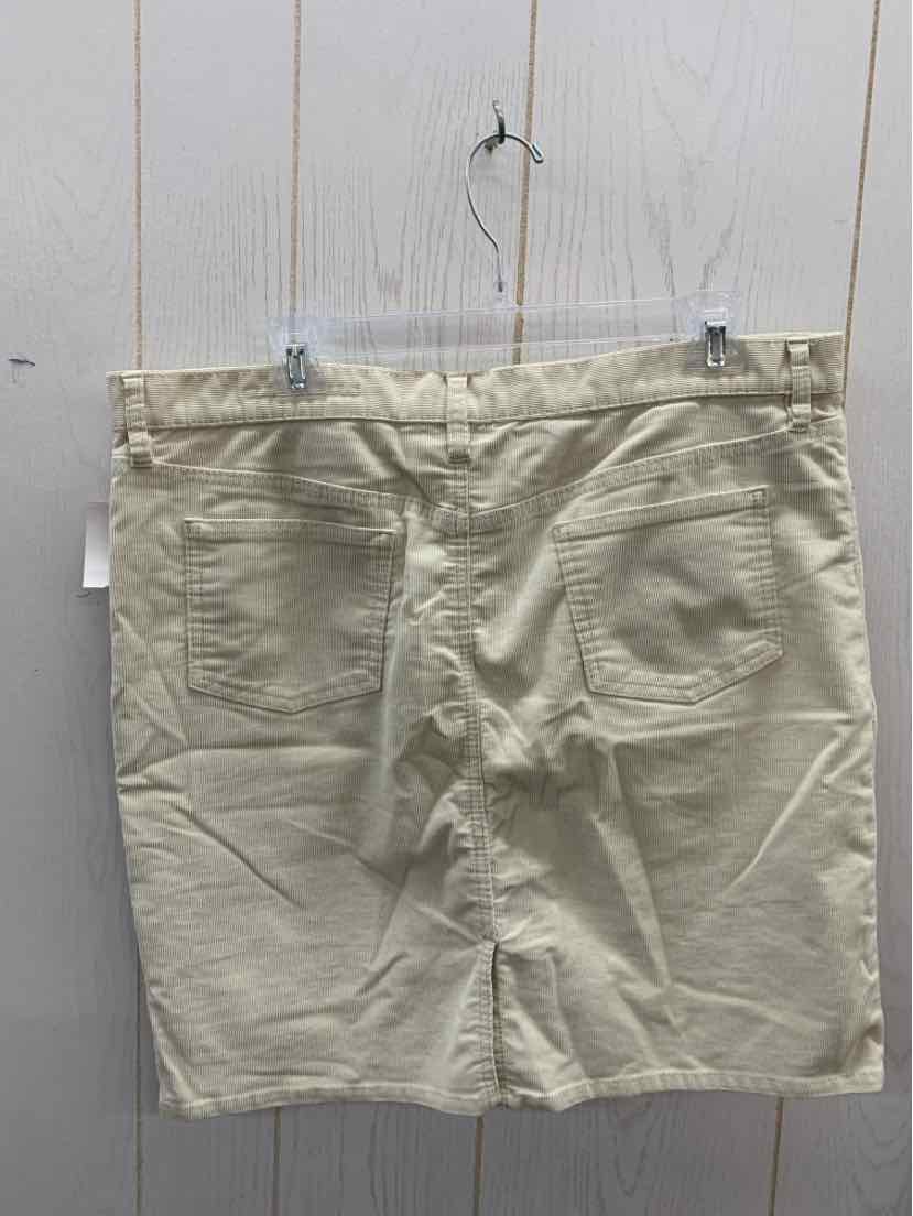 The Limited Cream Womens Size 16 Skirt