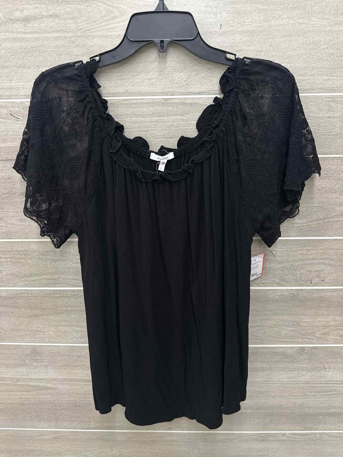 Maurices Size L Black Womens Shirt