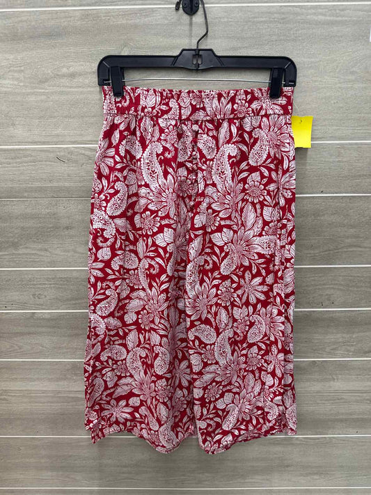 LOFT Size 2 Red Womens Skirt