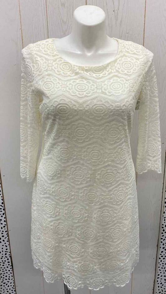 RN Studio Cream Womens Size 14 Dress