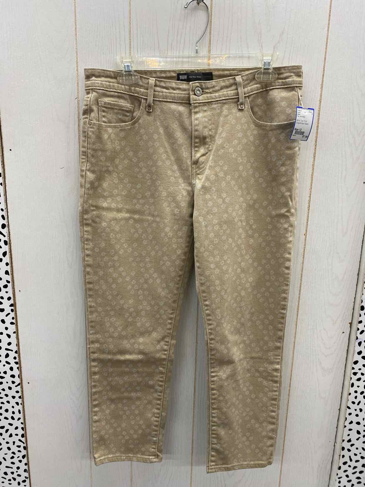 Levis Tan Womens Size 12 Jeans