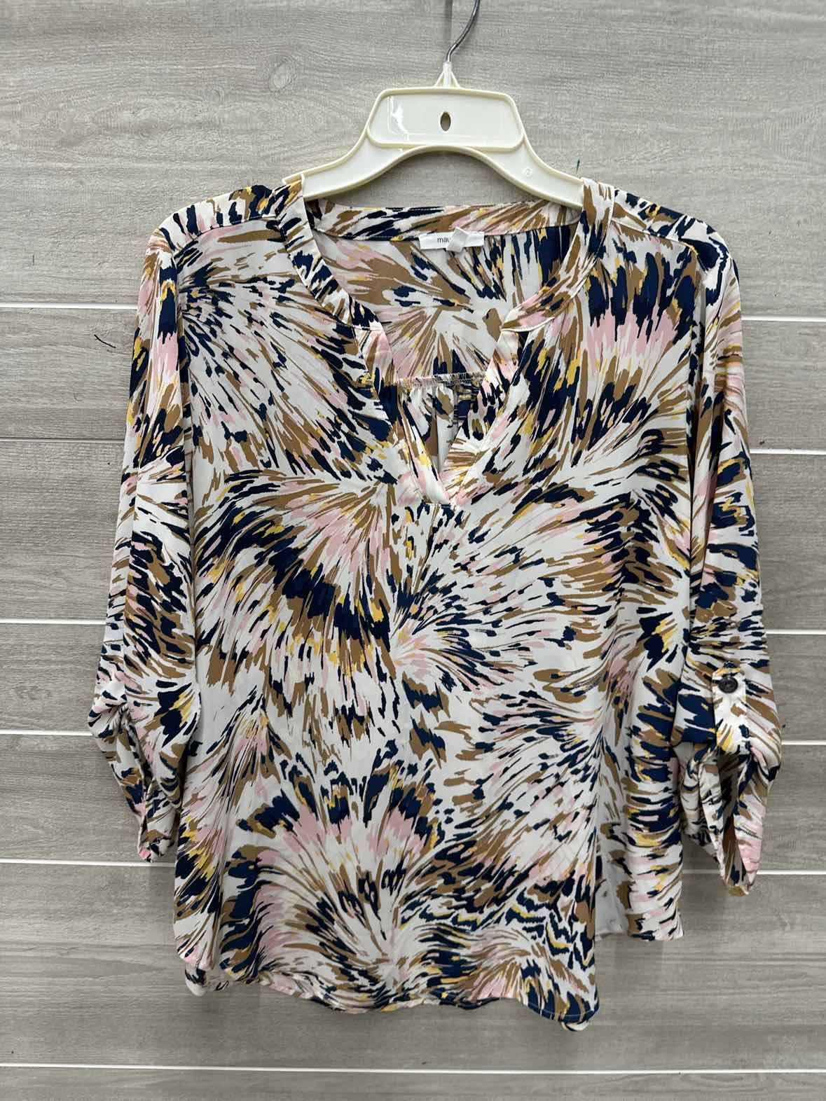 Maurices Size L Blue Womens Shirt