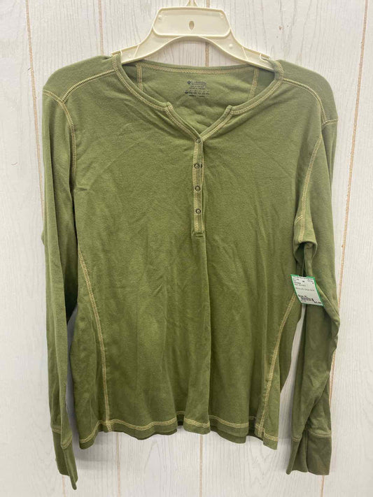 Columbia Olive Womens Size XL Shirt