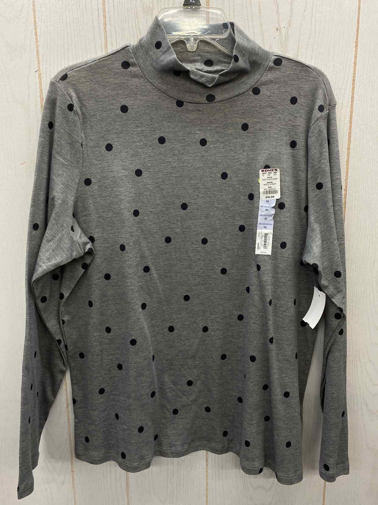 Croft & Barrow Gray Womens Size 18 Shirt