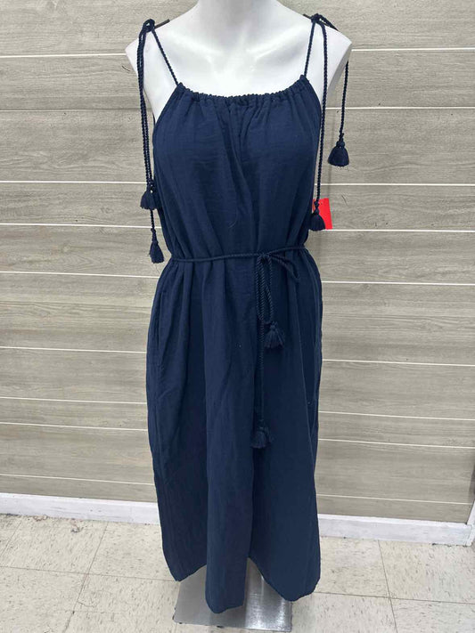 Time & Tru Size 10/12 Navy Womens Dress