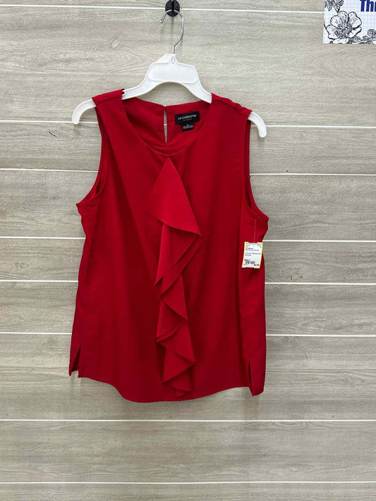 Liz Claiborne Red Womens Women Size L Shirt