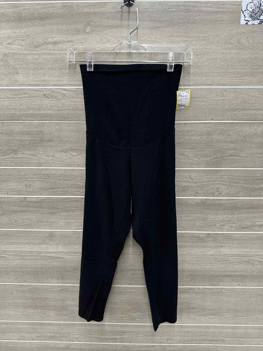 Motherhood Size M Black Maternity Leggings