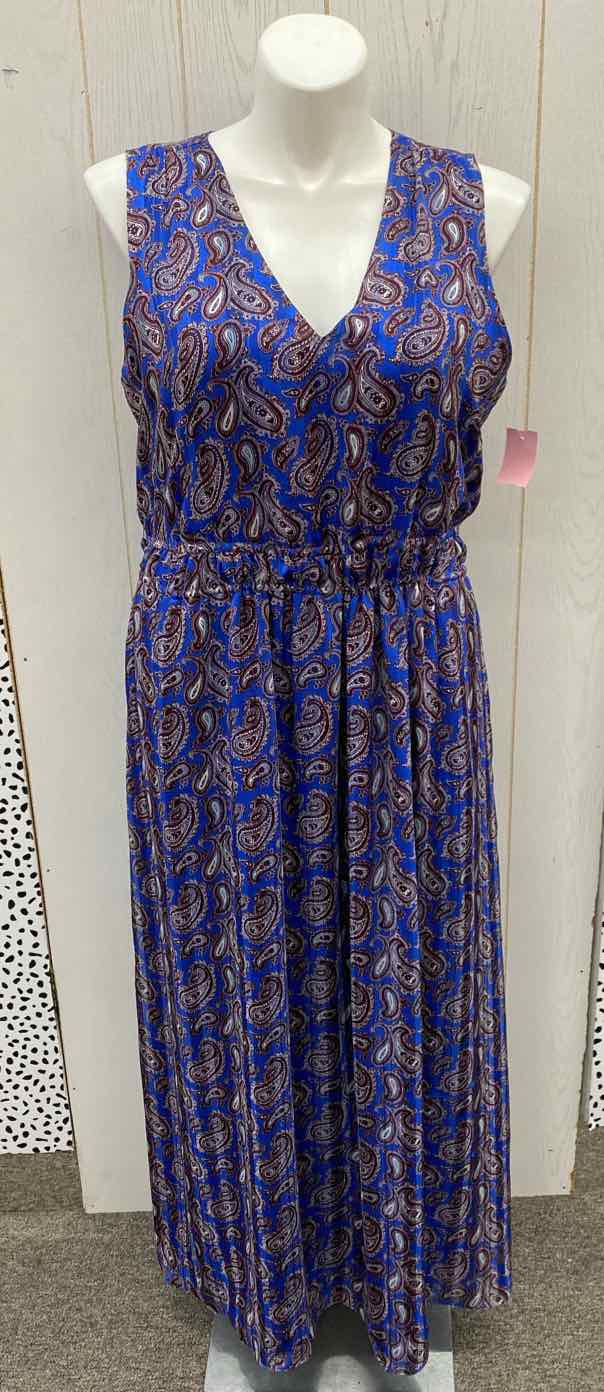 Banana Republic Blue Womens Size 14 Dress