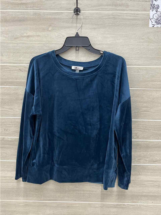 Cable & Gauge Teal Womens Women Size L Shirt