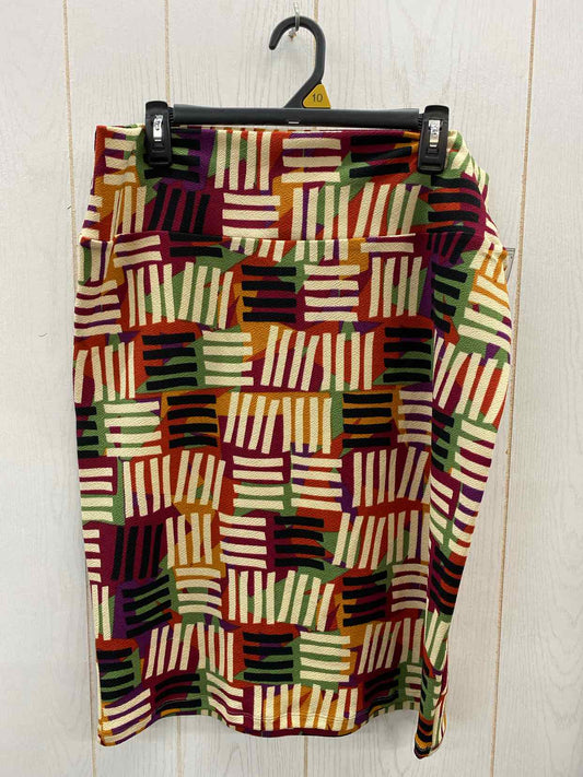 Lularoe Multi-Color Womens Size 2X Skirt