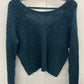 Teal Womens Size Small Sweater