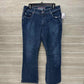 Silver Size 10 Long Blue Womens Jeans