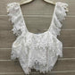 ZARA Size M White Womens Tank Top