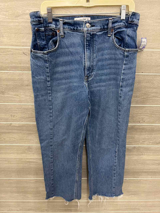 Abercrombie & Fitch Size 12 Blue Womens Jeans