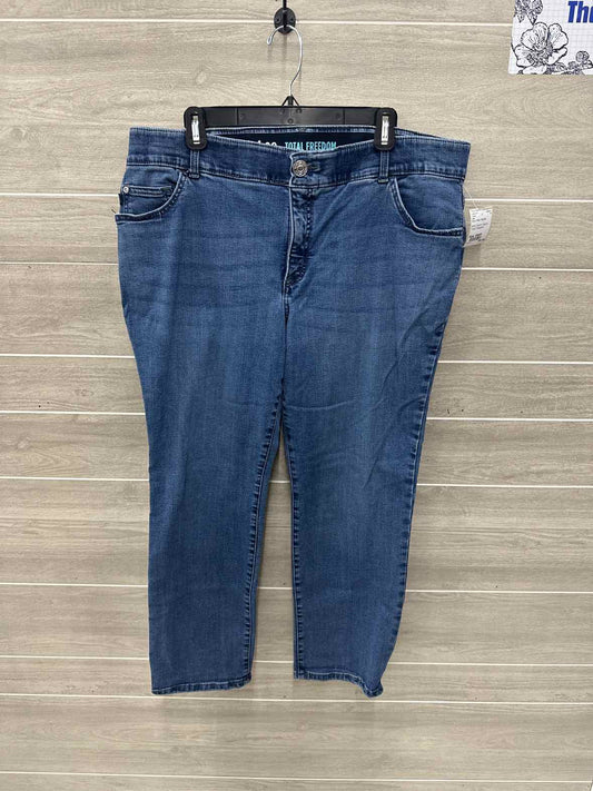 Lee Size 18WP Blue Petite Jeans