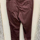 SJB Burgundy Womens Size 16 Tall Pants